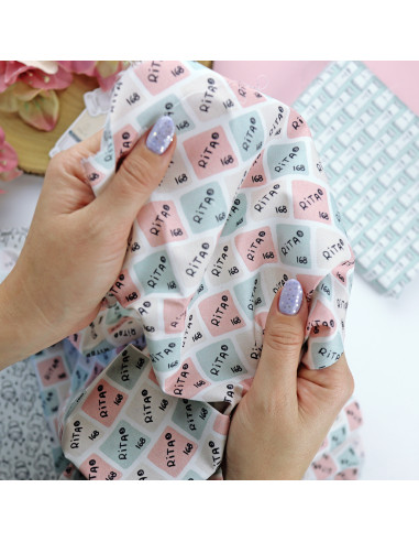 5m De nata printed fabric | Ohana Creativa by Alúa Cid