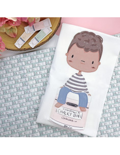 Joel Chalky Printed panel fabric | Ohana Creativa by Alúa Cid