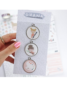 Ohana Creativa charms set | Alúa Cid design