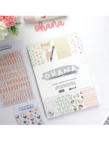 Ohana Creativa 6x8" paper pad | Alúa Cid design