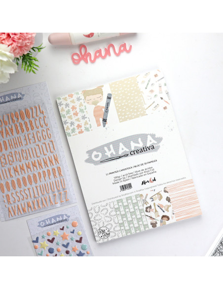 Ohana Creativa 6x8" paper pad | Alúa Cid design