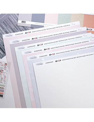 Ohana Creativa Solid & Special paper Kit by Alúa Cid