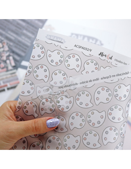 Ohana Creativa Solid & Special paper Kit by Alúa Cid