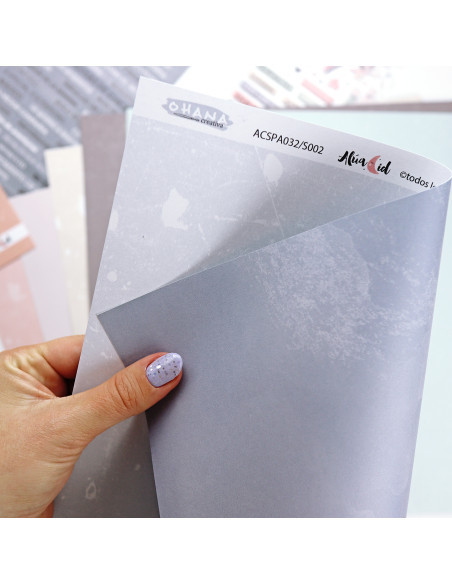 Ohana Creativa Solid & Special paper Kit by Alúa Cid