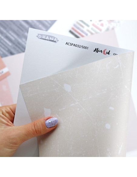 Ohana Creativa Solid & Special paper Kit by Alúa Cid