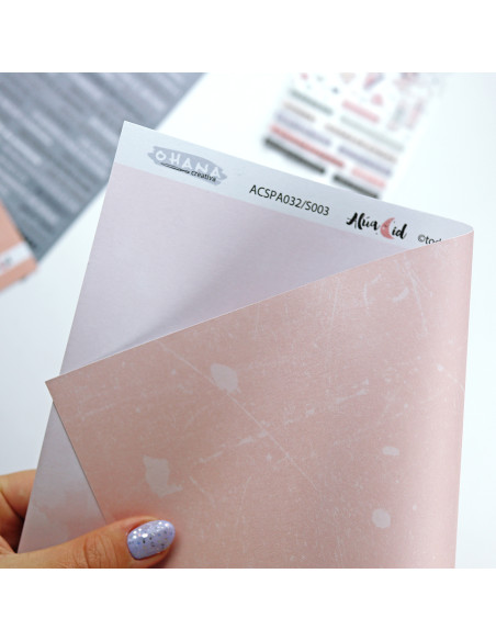 Ohana Creativa Solid & Special paper Kit by Alúa Cid
