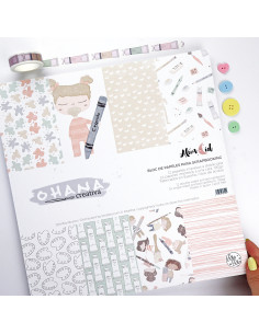 Ohana Creativa 12x12" paper pad | Alúa Cid design 2