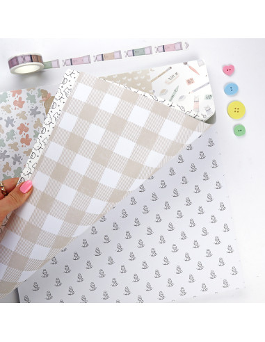 Ohana Creativa 12x12" paper pad | Alúa Cid design
