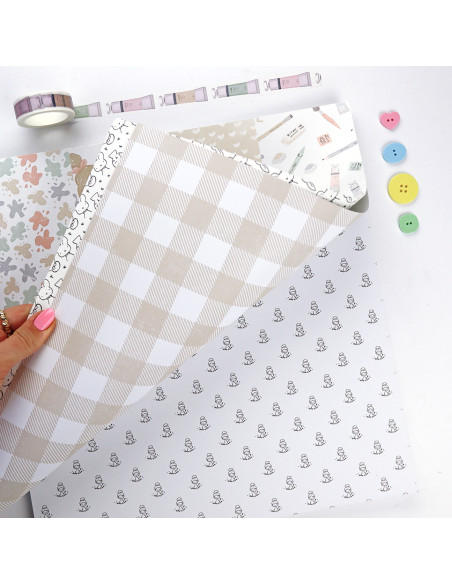 Ohana Creativa 12x12" paper pad | Alúa Cid design