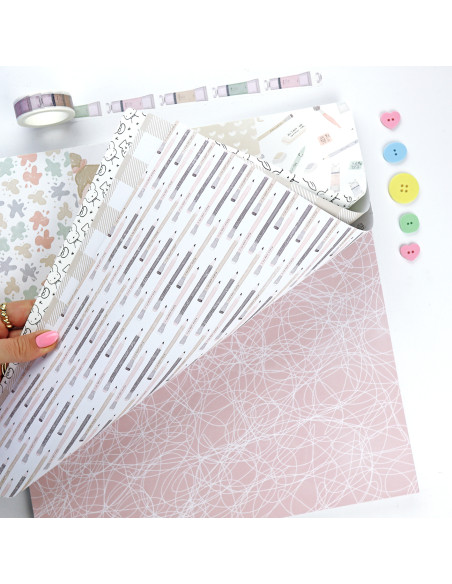 Ohana Creativa 12x12" paper pad | Alúa Cid design