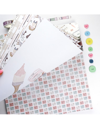Ohana Creativa 12x12" paper pad | Alúa Cid design