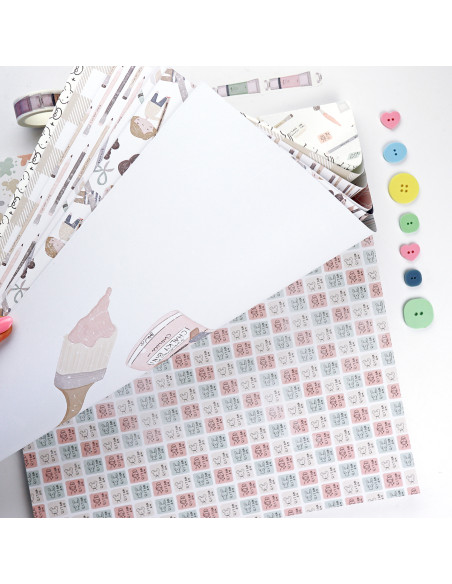 Ohana Creativa 12x12" paper pad | Alúa Cid design