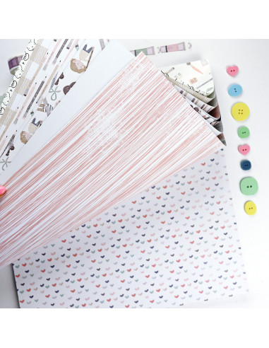 Ohana Creativa 12x12" paper pad | Alúa Cid design