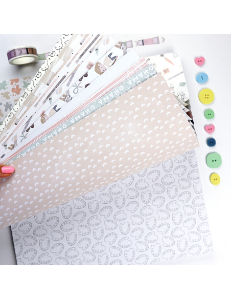 Ohana Creativa 12x12" paper pad | Alúa Cid design