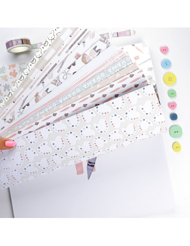 Ohana Creativa 12x12" paper pad | Alúa Cid design
