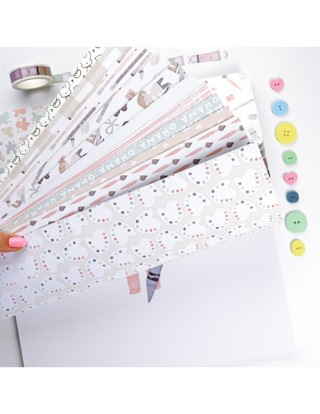 Ohana Creativa 12x12" paper pad | Alúa Cid design