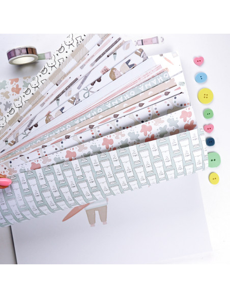 Ohana Creativa 12x12" paper pad | Alúa Cid design