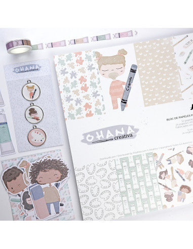 Ohana Creativa 12x12" paper pad |...