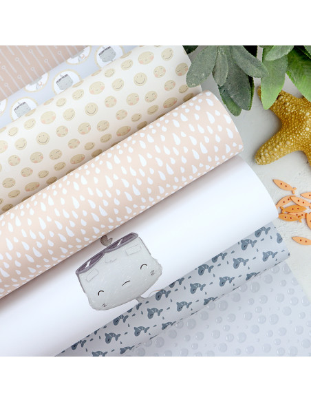 Holidadis 12x12" paper pad | Alúa Cid design