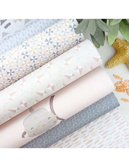 Holidadis 12x12" paper pad | Alúa Cid design