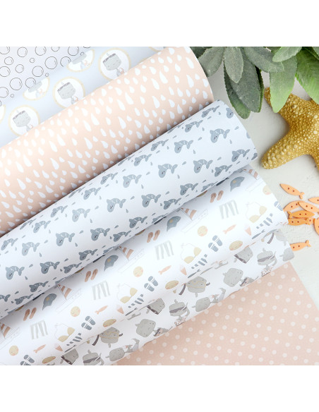 Holidadis 12x12" paper pad | Alúa Cid design