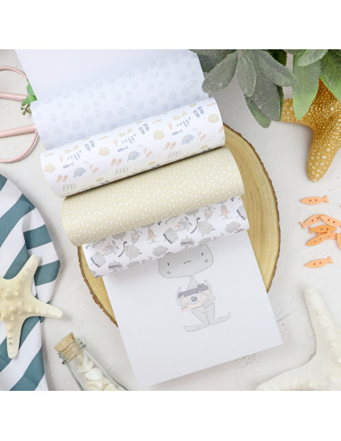 Holidadis 6x8" paper pad | Alúa Cid...
