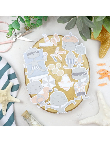 Holidadis Ilustrations die-cuts set |...