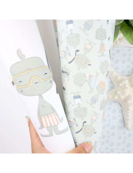 Snorkel laminated paper sheet | Holidadis by Alúa Cid