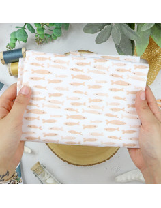 5m Goldfish printed fabric | Holidadis by Alúa Cid