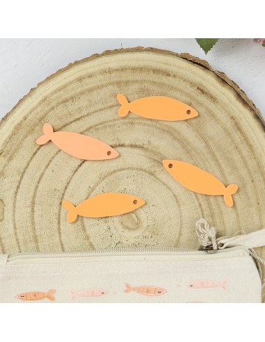 Set of 10 Koi acrylic medallion |...