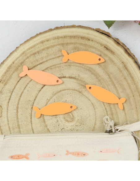 Set of 10 Koi acrylic medallion | Alúa Cid design