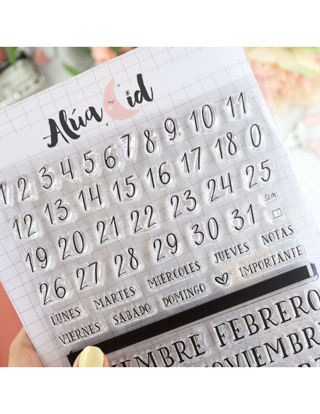 A ver que yo me aclare clear stamps set | Alúa Cid
