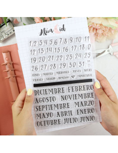 A ver que yo me aclare clear stamps set | Alúa Cid