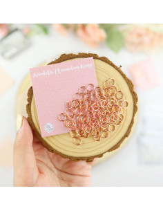 Rose-Gold Connecting Rings