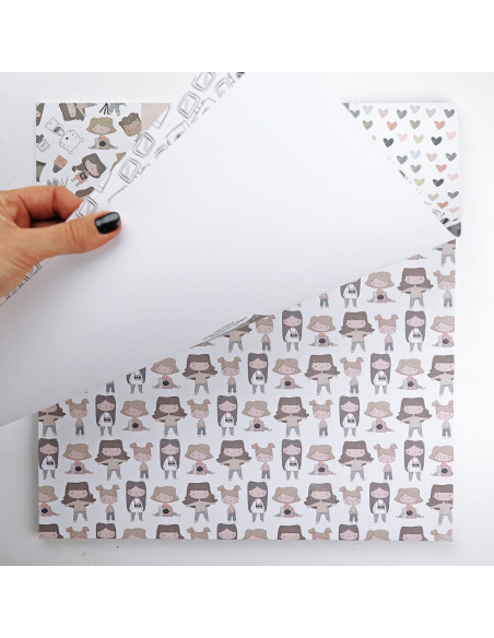 Ohana de Foto 12x12" paper pad | Alúa Cid design