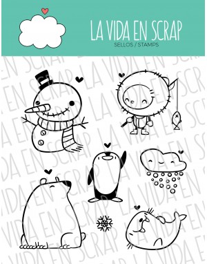 Alaska clear stamps set | La vida en scrap 2