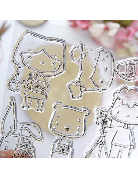 Selphy stamps & dies set | Alúa Cid