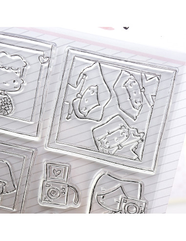 Polaroid stamps & dies set | Alúa Cid