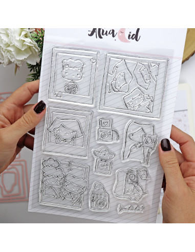 Polaroid stamps & dies set | Alúa Cid
