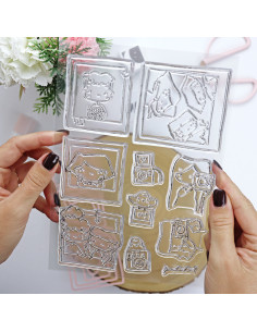 Polaroid clear stamps set | Alúa Cid
