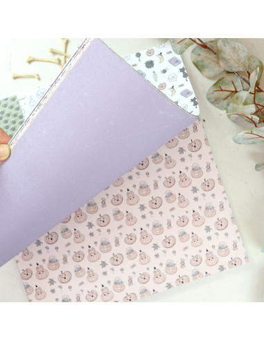 Witch Party 12x12" paper pad | Garbancita Alicia + Alúa Cid design