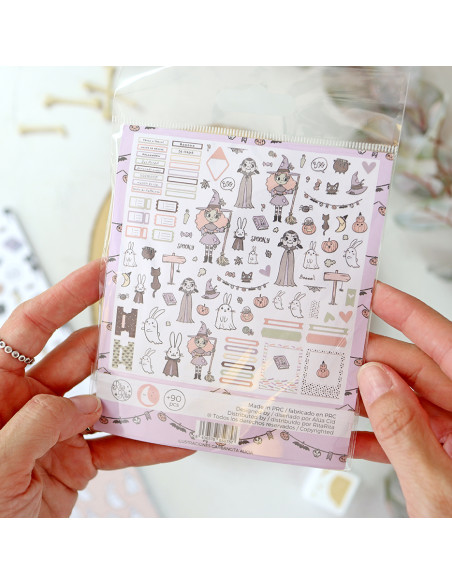 Witch Party die-cuts set | Garbancita Alicia + Alúa Cid