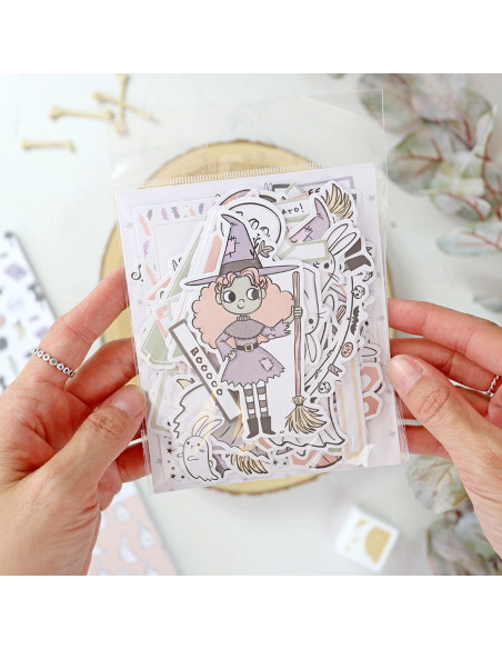 Witch Party die-cuts set | Garbancita Alicia + Alúa Cid