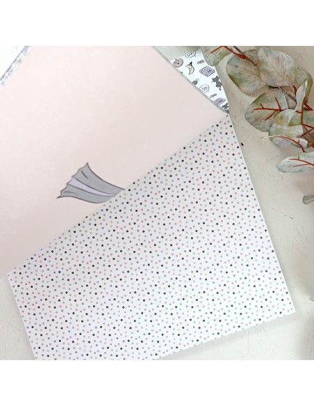 Witch Party 12x12" paper pad | Garbancita Alicia + Alúa Cid design