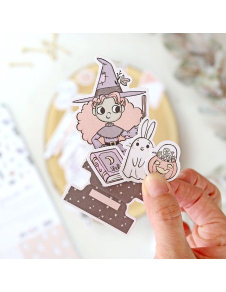 Witch Party die-cuts set | Garbancita Alicia + Alúa Cid