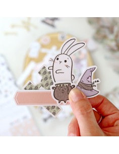 Witch Party die-cuts set | Garbancita Alicia + Alúa Cid