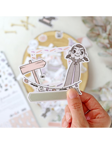 Witch Party die-cuts set | Garbancita Alicia + Alúa Cid