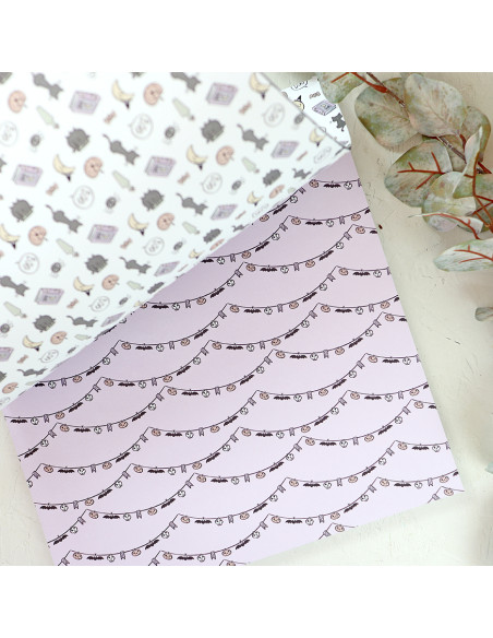 Witch Party 12x12" paper pad | Garbancita Alicia + Alúa Cid design