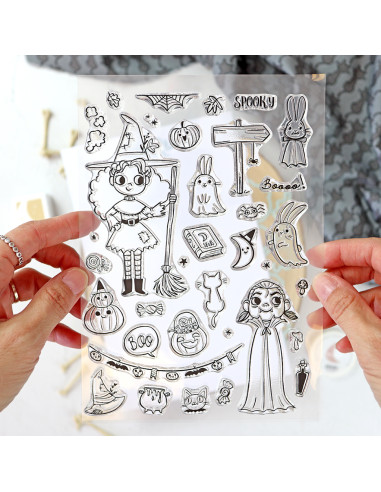 Witch Party stamps & dies set | Garbancita Alicia