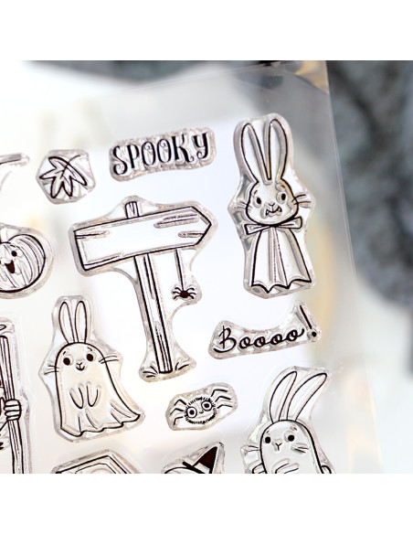 Witch Party clear stamps set | Alúa Cid